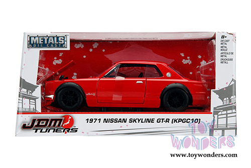 Jada Toys - Metals Die Cast | JDM Tuners&trade; Nissan Skyline GT-R Hardtop (1971, 1/24, diecast model car, Asstd.) 30002-H1